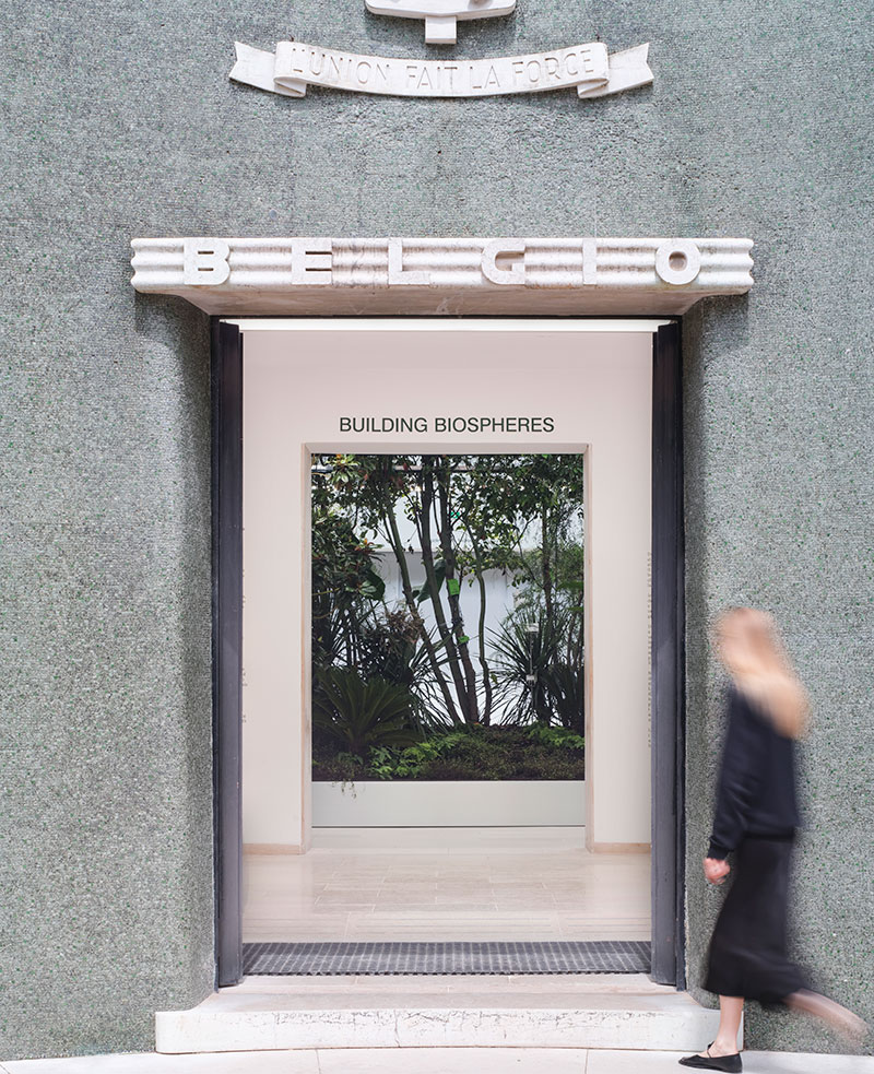 Building Biospheres by Bureau Bas Smets with Stefano Mancuso, Flanders Architecture Institute 2025 © Michiel De Cleene