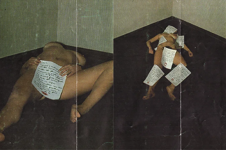 Vitaldo Conte, Possessione (corpo-lettere), 1982